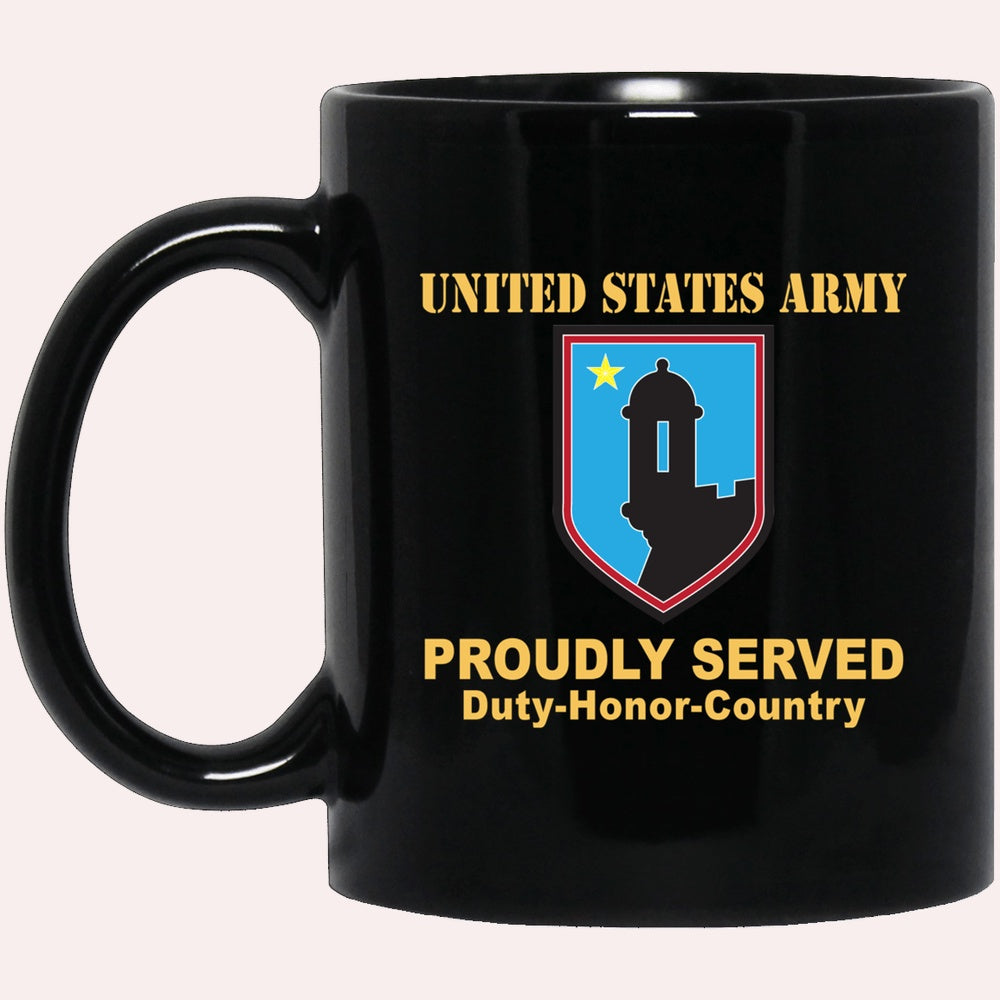 Us Army Mug, Veterans Mug, US Army 191 SUPPORT GROUP Black Mug, Us Army Coffee Mug, Military Coffee Mugs