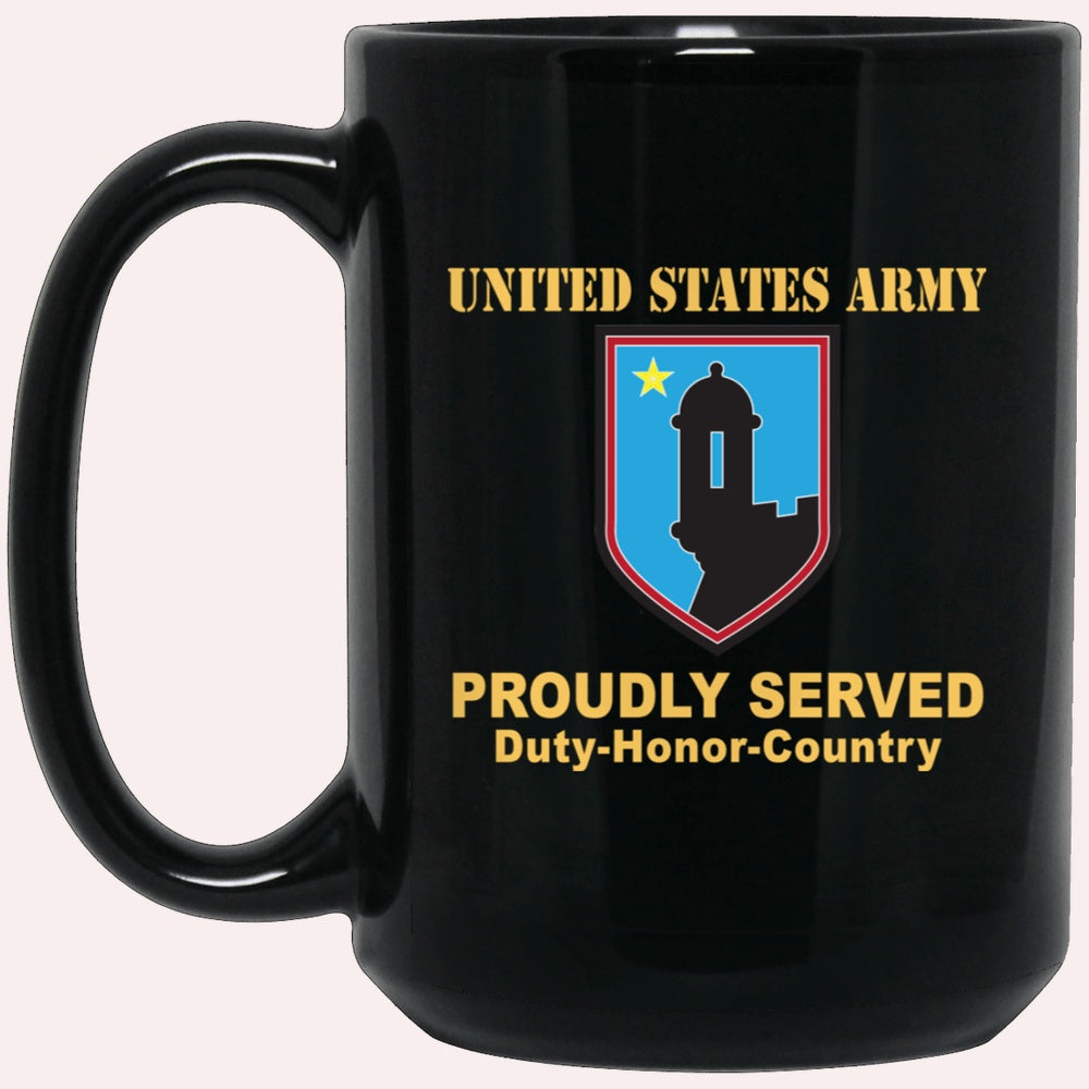Us Army Mug, Veterans Mug, US Army 191 SUPPORT GROUP Black Mug, Us Army Coffee Mug, Military Coffee Mugs