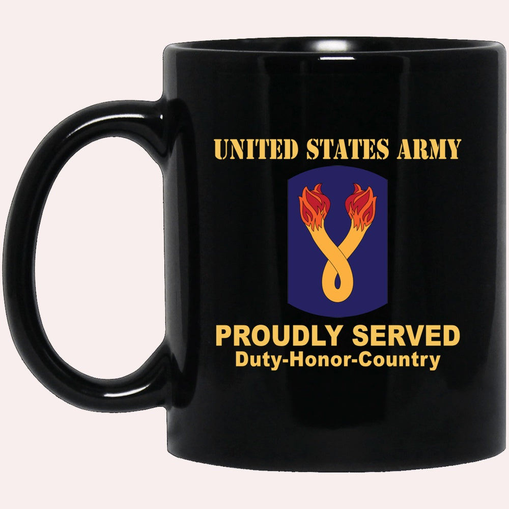Us Army Mug, Veterans Mug, US Army 196TH INFANTRY BRIGADE Black Mug, Us Army Coffee Mug, Military Coffee Mugs