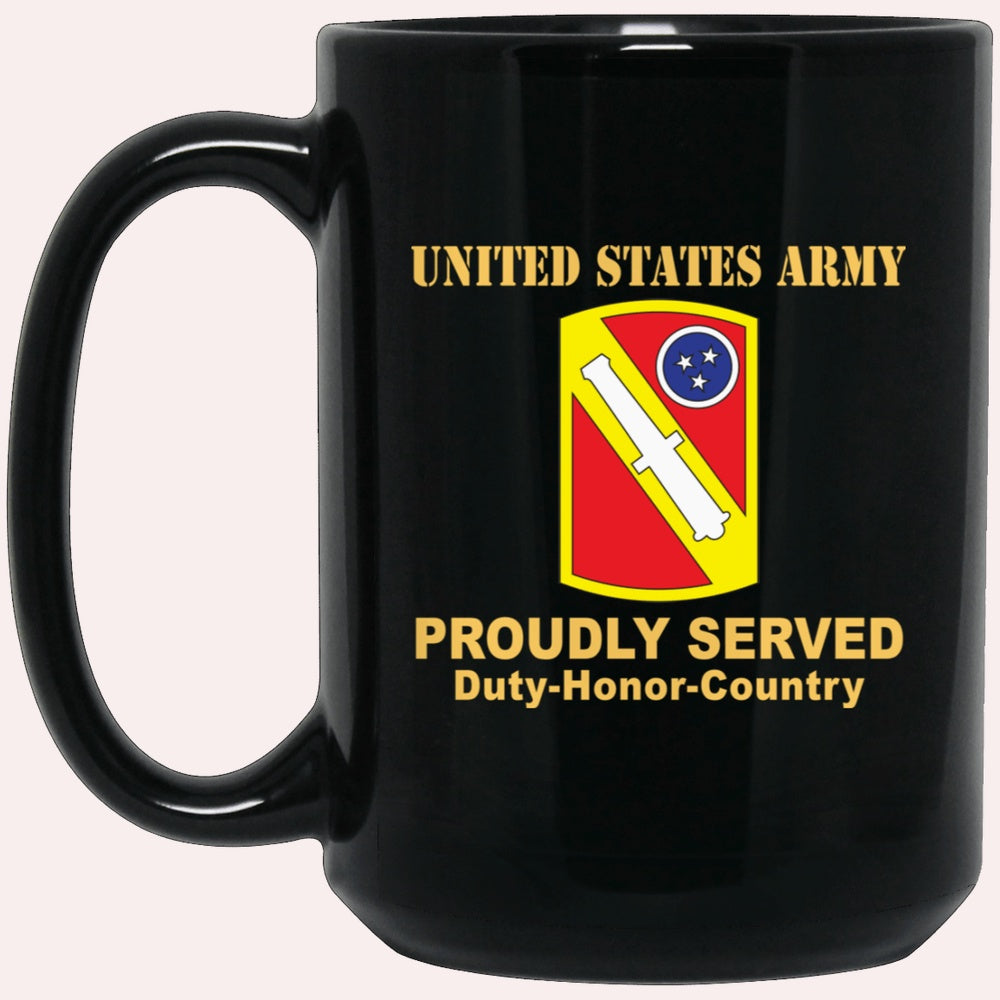 Us Army Mug, Veterans Mug, US Army 196 FIELD ARTILLERY BRIGADE Black Mug, Us Army Coffee Mug, Military Coffee Mugs