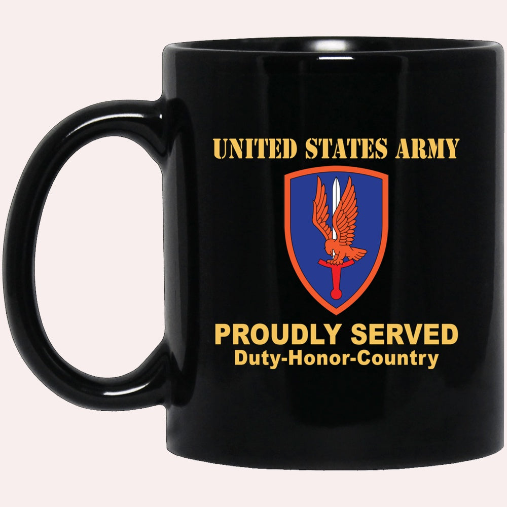 Us Army Mug, Veterans Mug, US Army 1ST AVIATION BRIGADE Black Mug, Us Army Coffee Mug, Military Coffee Mugs