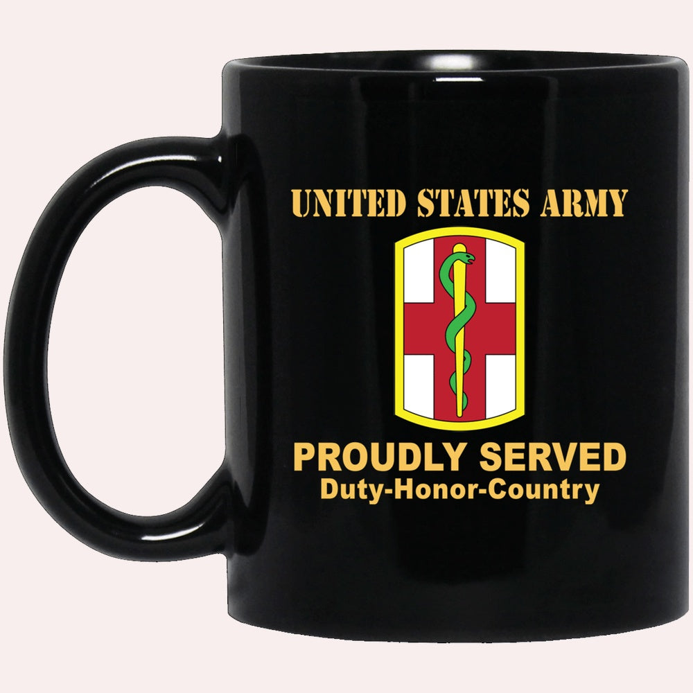 Us Army Mug, Veterans Mug, US Army 1ST MEDICAL BRIGADE Black Mug, Us Army Coffee Mug, Military Coffee Mugs