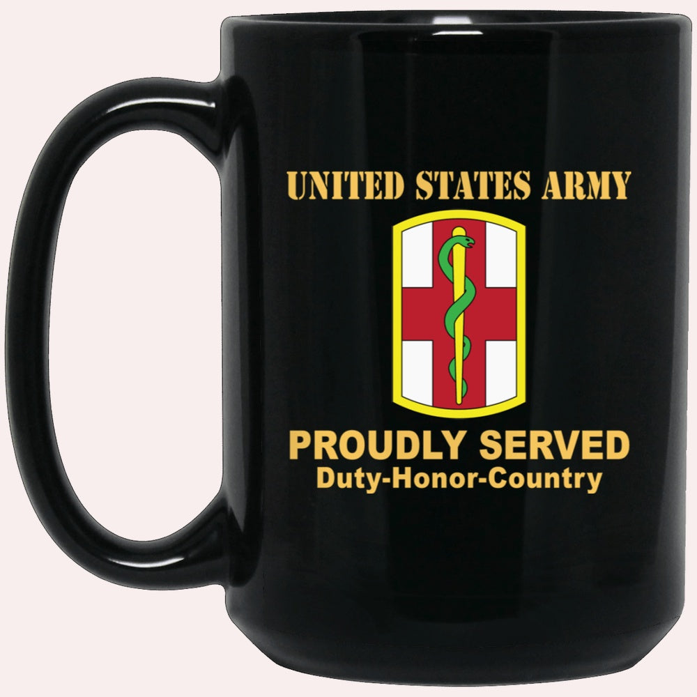 Us Army Mug, Veterans Mug, US Army 1ST MEDICAL BRIGADE Black Mug, Us Army Coffee Mug, Military Coffee Mugs
