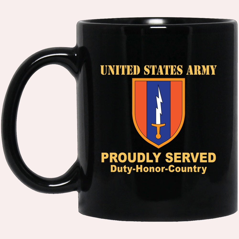Us Army Mug, Veterans Mug, US Army 1ST SIGNAL Black Mug, Us Army Coffee Mug, Military Coffee Mugs