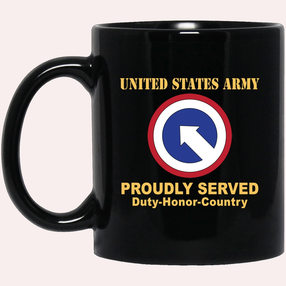 Us Army Mug, Veterans Mug, US Army 1ST SUSTAINMENT Black Mug, Us Army Coffee Mug, Military Coffee Mugs