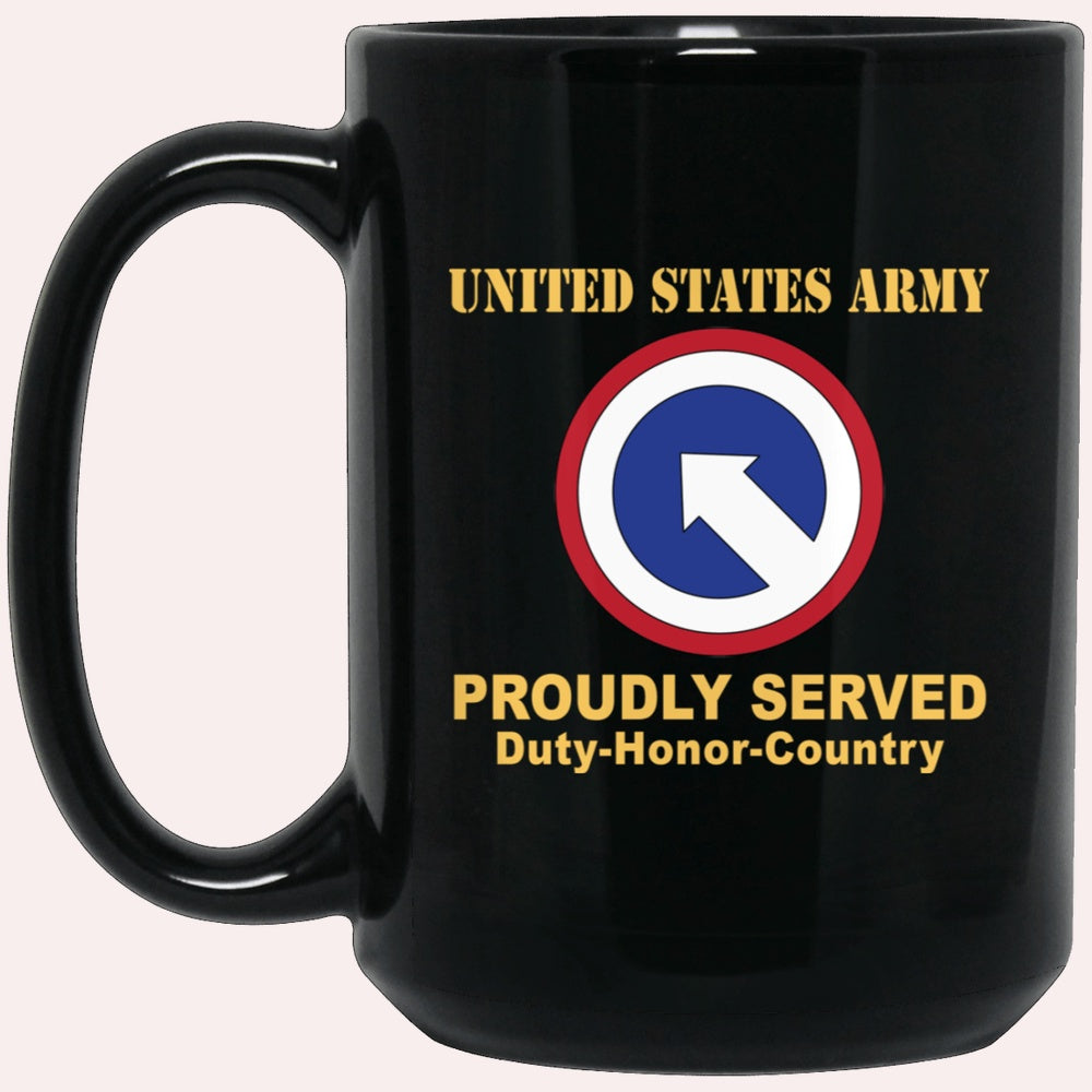 Us Army Mug, Veterans Mug, US Army 1ST SUSTAINMENT Black Mug, Us Army Coffee Mug, Military Coffee Mugs