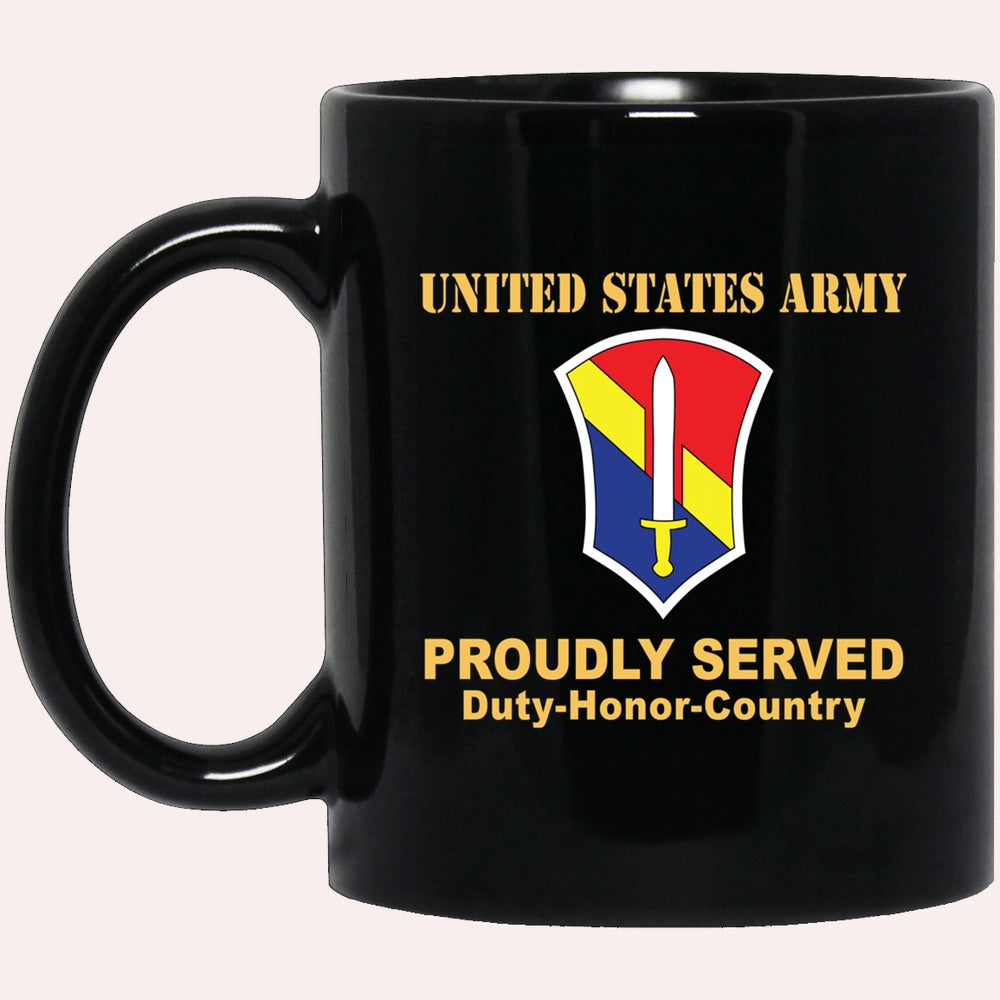 Us Army Mug, Veterans Mug, US Army 1 FIELD FORCE, VIETNAM Black Mug, Us Army Coffee Mug, Military Coffee Mugs