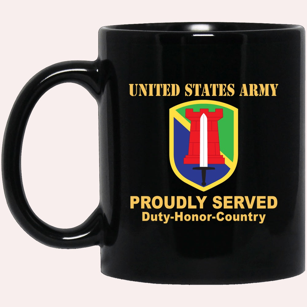 Us Army Mug, Veterans Mug, US Army 204TH MANEUVER ENHANCEMENT BRIGADE Black Mug, Us Army Coffee Mug, Military Coffee Mugs