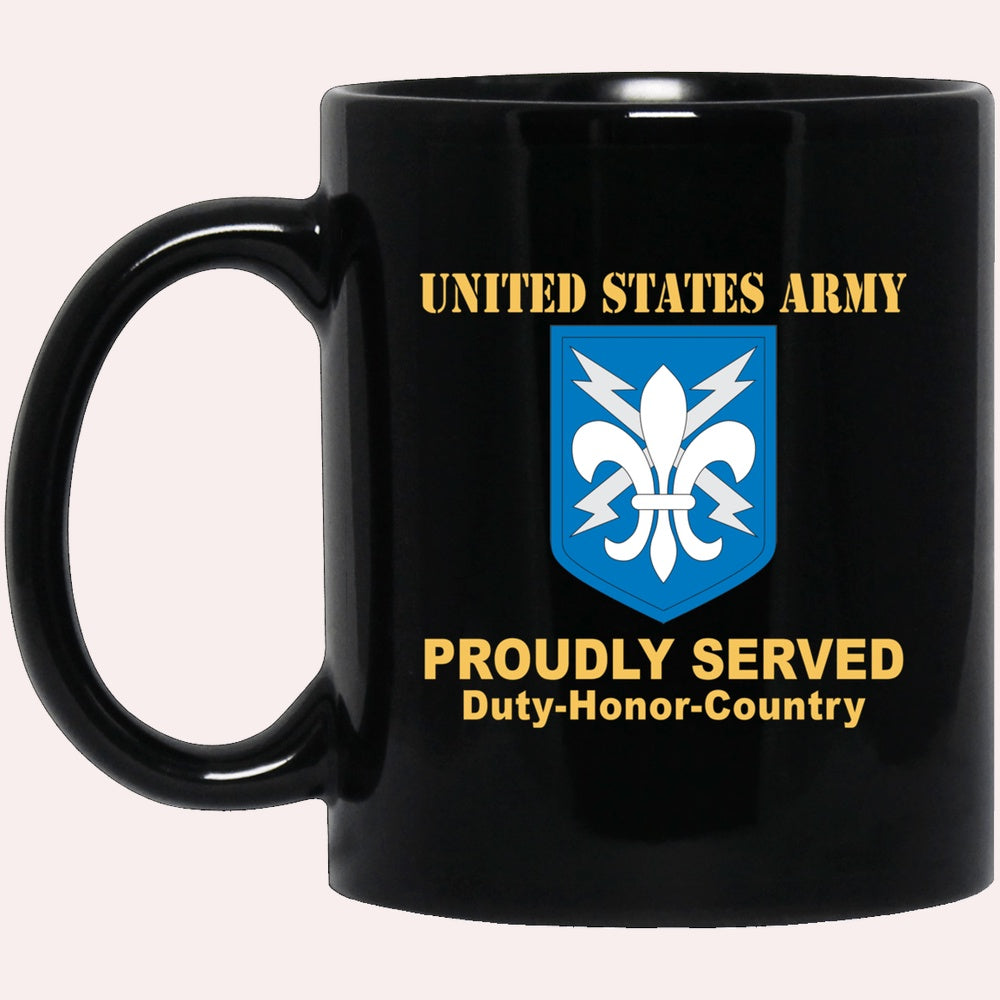 Us Army Mug, Veterans Mug, US Army 205TH MILITARY INTELLIGENCE BRIGADE Black Mug, Us Army Coffee Mug, Military Coffee Mugs