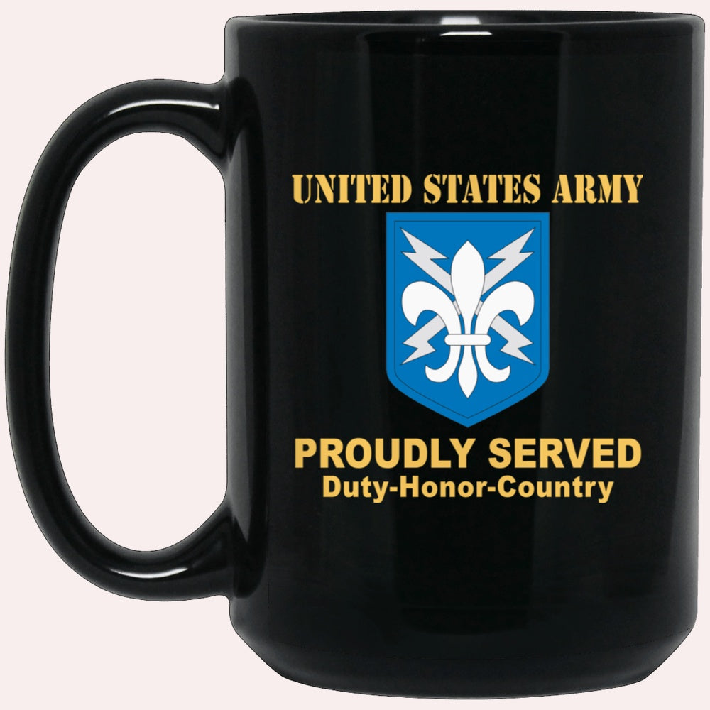 Us Army Mug, Veterans Mug, US Army 205TH MILITARY INTELLIGENCE BRIGADE Black Mug, Us Army Coffee Mug, Military Coffee Mugs