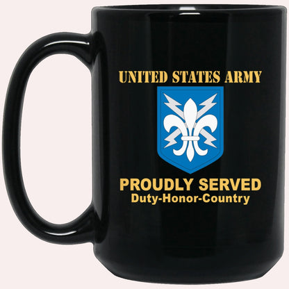Us Army Mug, Veterans Mug, US Army 205TH MILITARY INTELLIGENCE BRIGADE Black Mug, Us Army Coffee Mug, Military Coffee Mugs