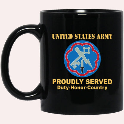 Us Army Mug, Veterans Mug, US Army 207 MILITARY INTELLIGENCE BRIGADE Black Mug, Us Army Coffee Mug, Military Coffee Mugs