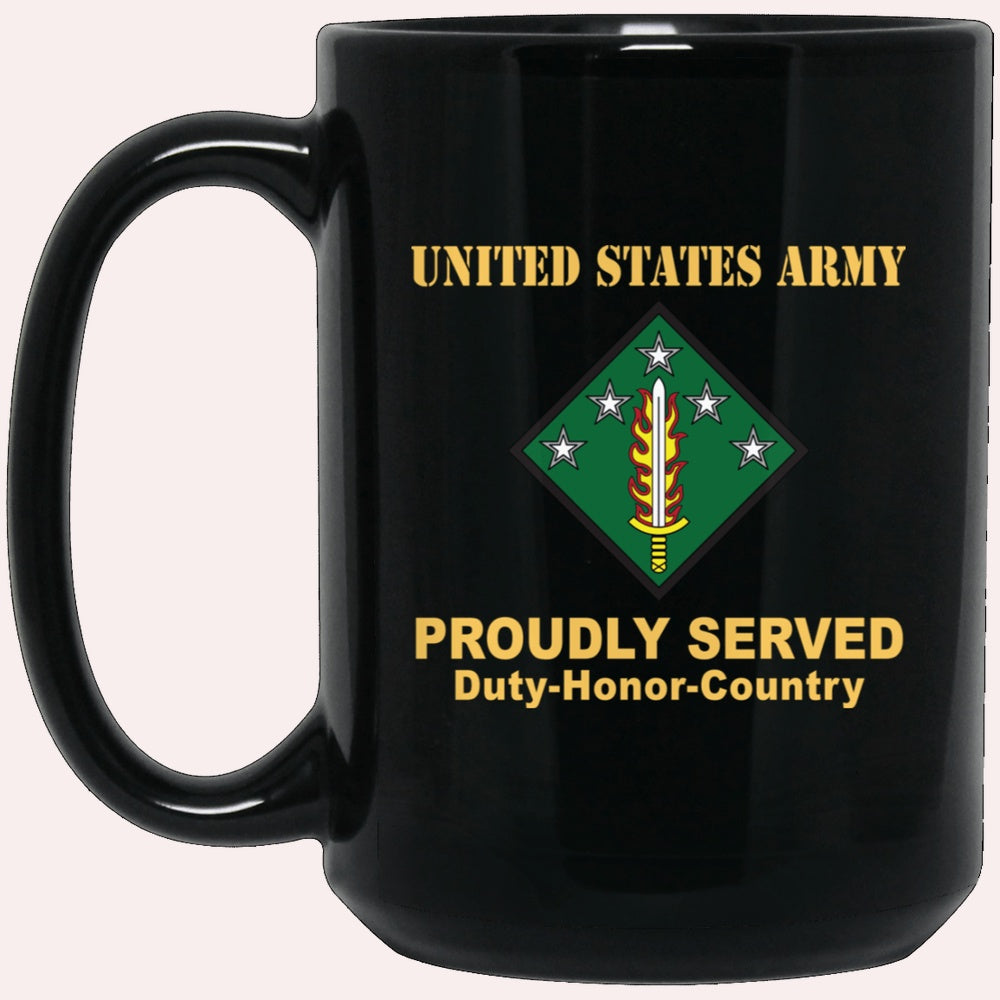 Us Army Mug, Veterans Mug, US Army 20TH SUPPORT COMMAND (CBRNE) Black Mug, Us Army Coffee Mug, Military Coffee Mugs