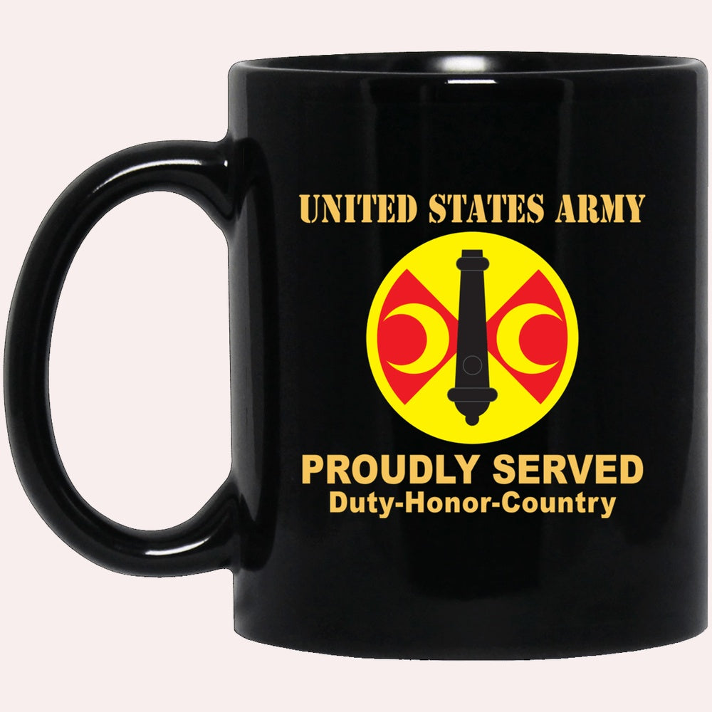 Us Army Mug, Veterans Mug, US Army 210TH FIRES BRIGADE Black Mug, Us Army Coffee Mug, Military Coffee Mugs