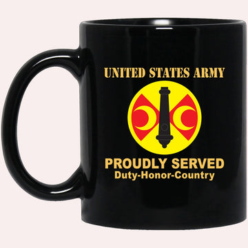 Us Army Mug, Veterans Mug, US Army 210TH FIRES BRIGADE Black Mug, Us Army Coffee Mug, Military Coffee Mugs