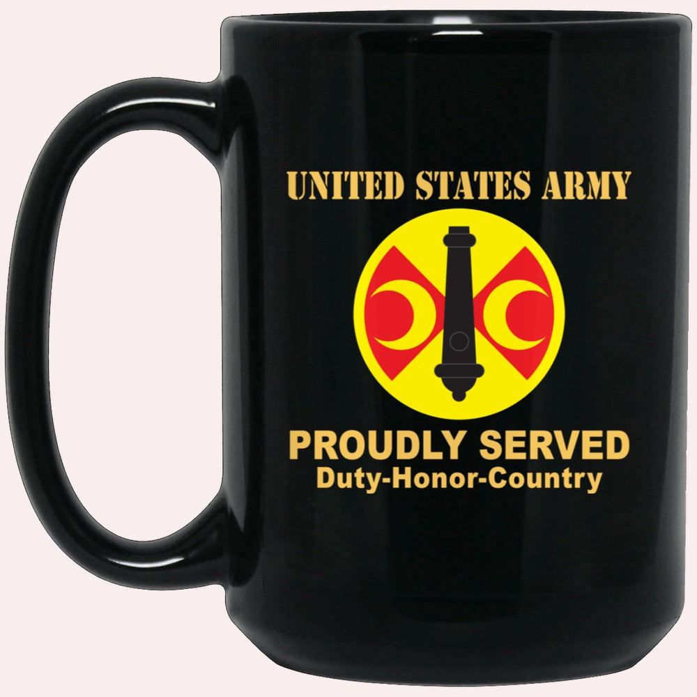 Us Army Mug, Veterans Mug, US Army 210TH FIRES BRIGADE Black Mug, Us Army Coffee Mug, Military Coffee Mugs