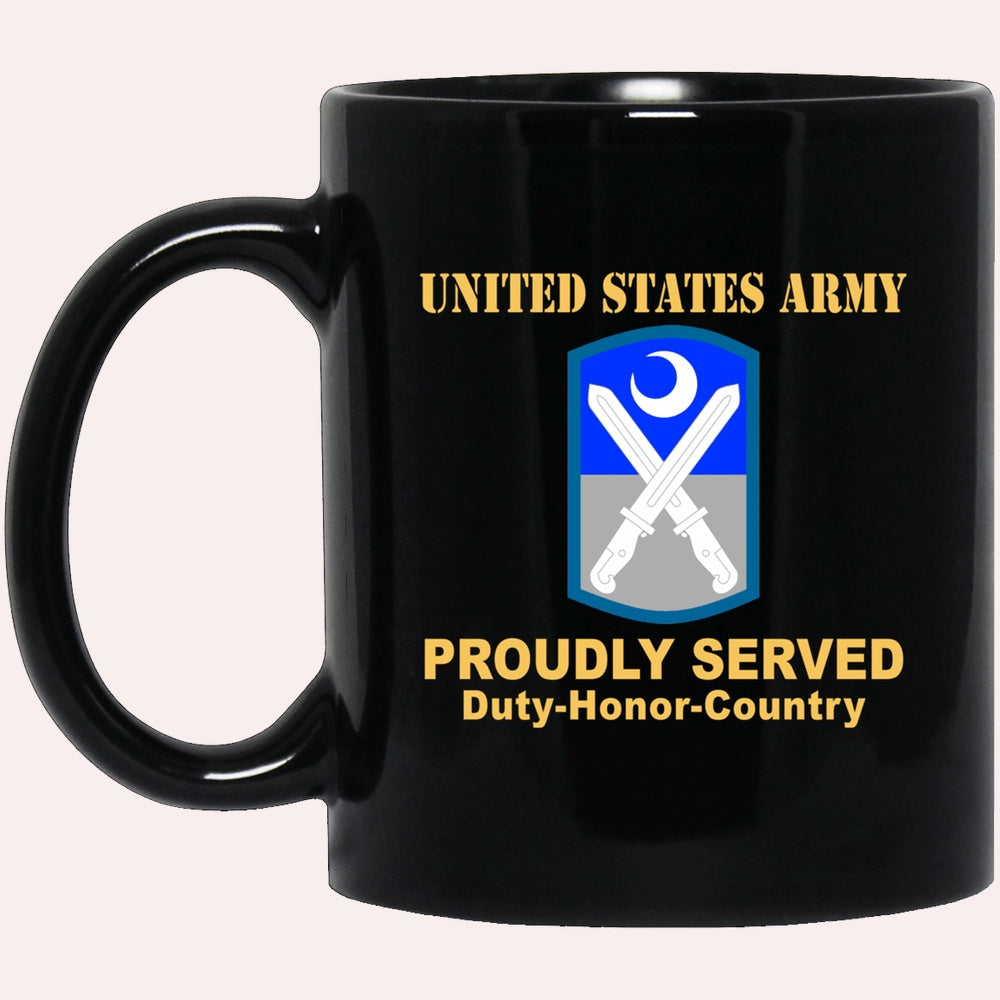 Us Army Mug, Veterans Mug, US Army 218TH MANEUVER ENHANCEMENT BRIGADE  Black Mug, Us Army Coffee Mug, Military Coffee Mugs