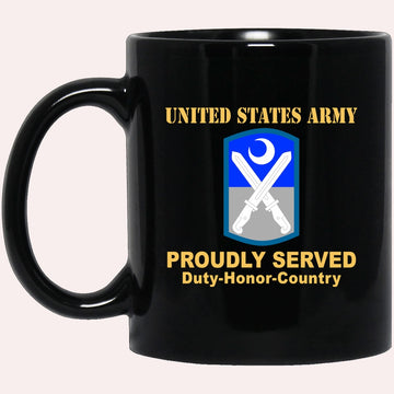 Us Army Mug, Veterans Mug, US Army 218TH MANEUVER ENHANCEMENT BRIGADE  Black Mug, Us Army Coffee Mug, Military Coffee Mugs