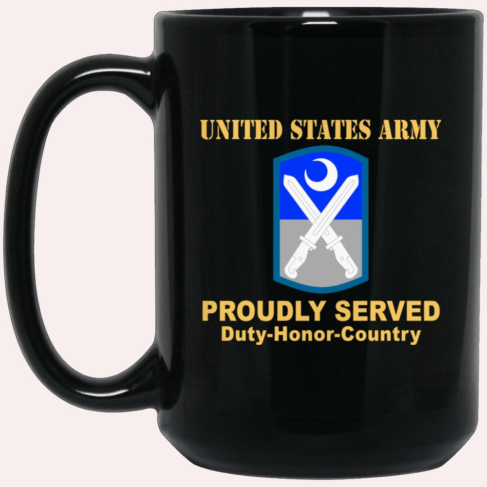 Us Army Mug, Veterans Mug, US Army 218TH MANEUVER ENHANCEMENT BRIGADE  Black Mug, Us Army Coffee Mug, Military Coffee Mugs