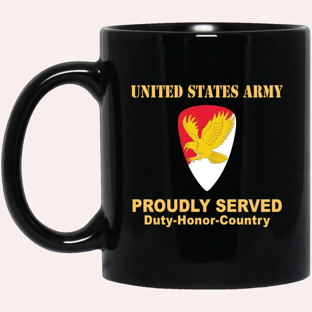 Us Army Mug, Veterans Mug, US Army 21ST CAVALRY BRIGADE Black Mug, Us Army Coffee Mug, Military Coffee Mugs