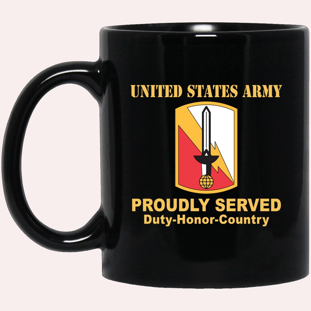 Us Army Mug, Veterans Mug, US Army 21ST SIGNAL BRIGADE Black Mug, Us Army Coffee Mug, Military Coffee Mugs
