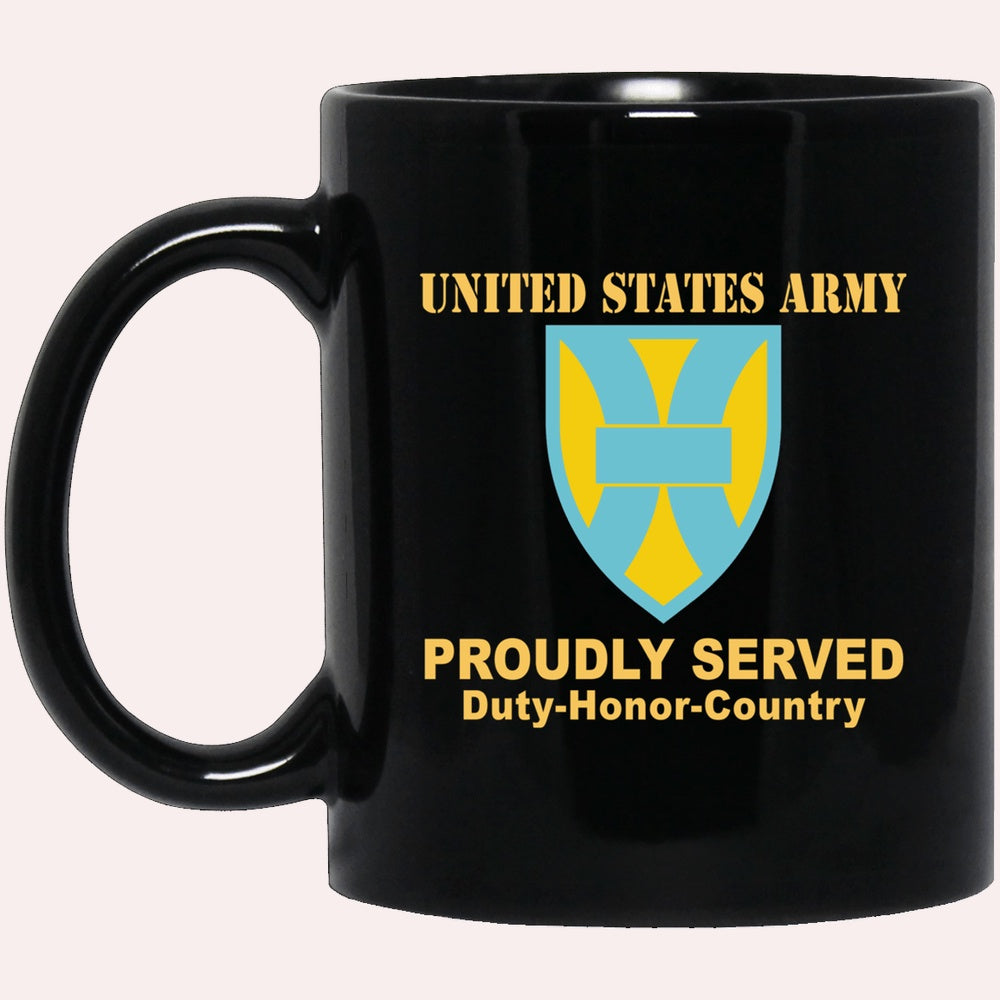 Us Army Mug, Veterans Mug, US Army 21ST SUSTAINMENT COMMAND Black Mug, Us Army Coffee Mug, Military Coffee Mugs
