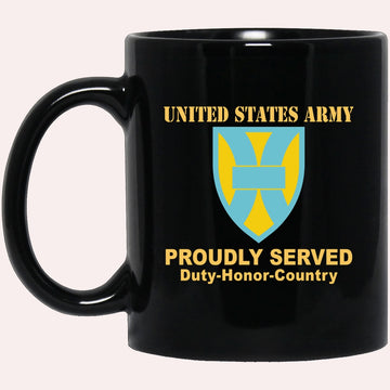 Us Army Mug, Veterans Mug, US Army 21ST SUSTAINMENT COMMAND Black Mug, Us Army Coffee Mug, Military Coffee Mugs