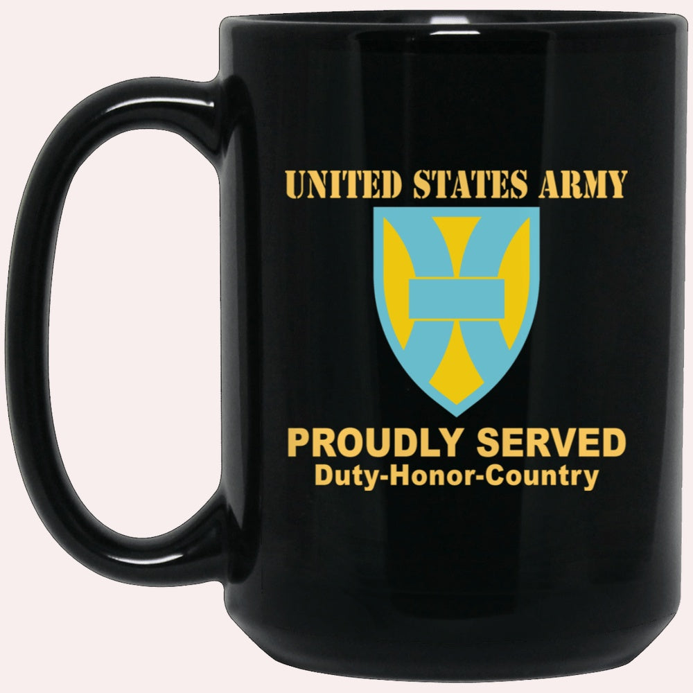Us Army Mug, Veterans Mug, US Army 21ST SUSTAINMENT COMMAND Black Mug, Us Army Coffee Mug, Military Coffee Mugs