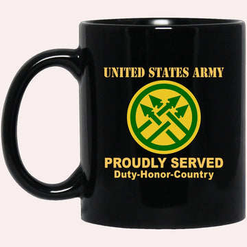Us Army Mug, Veterans Mug, US Army 220TH MILITARY POLICE BRIGADE Black Mug, Us Army Coffee Mug, Military Coffee Mugs