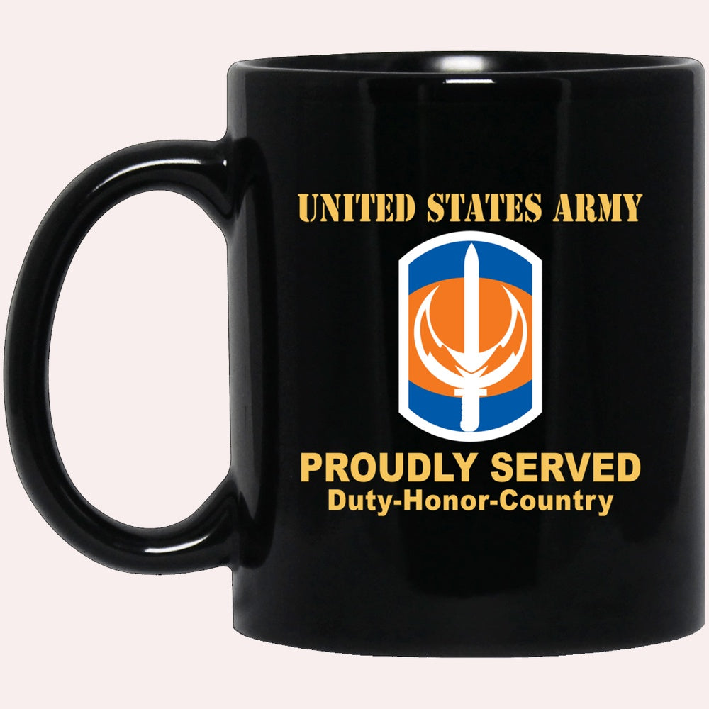 Us Army Mug, Veterans Mug, US Army 228 SIGNAL BRIGADE Black Mug, Us Army Coffee Mug, Military Coffee Mugs