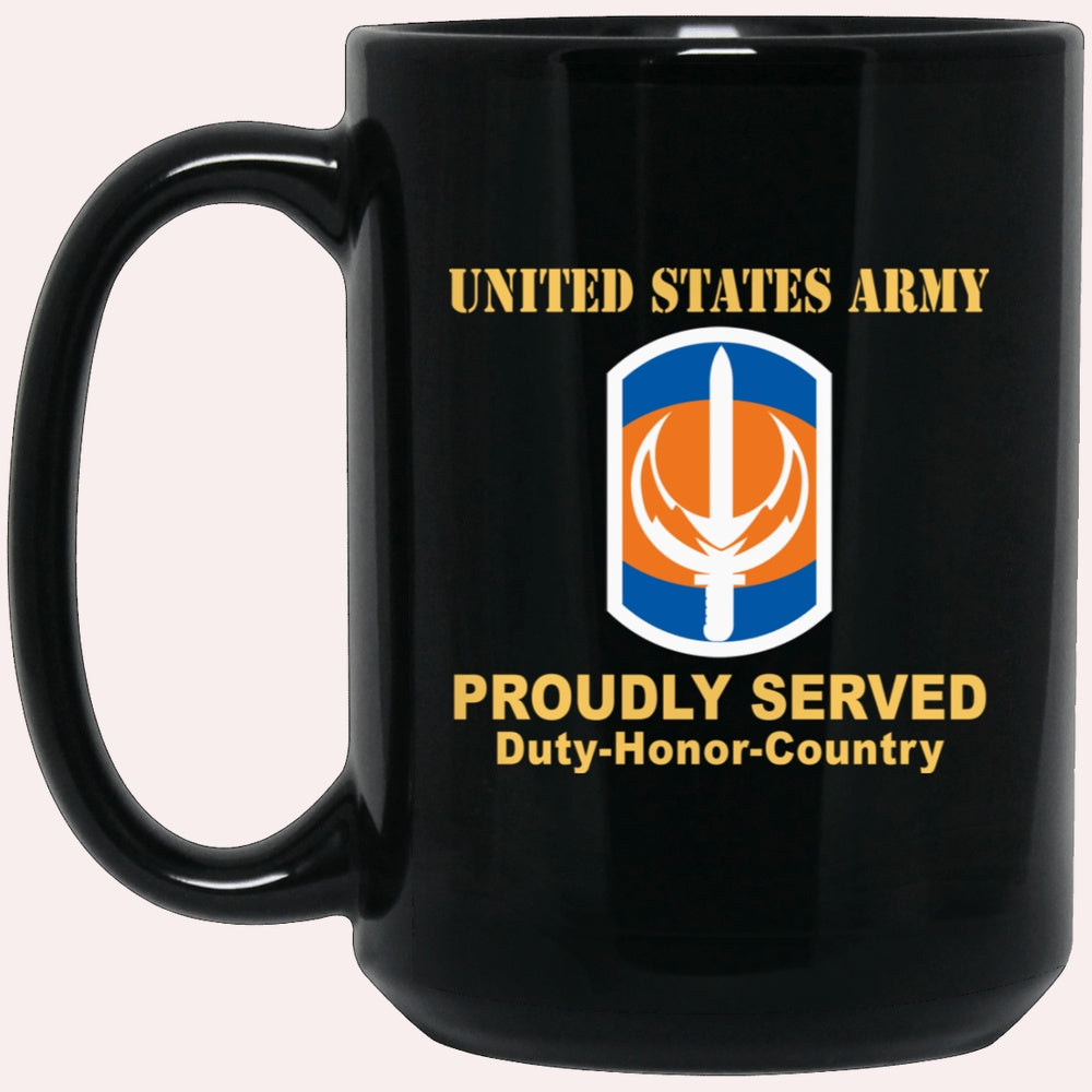 Us Army Mug, Veterans Mug, US Army 228 SIGNAL BRIGADE Black Mug, Us Army Coffee Mug, Military Coffee Mugs