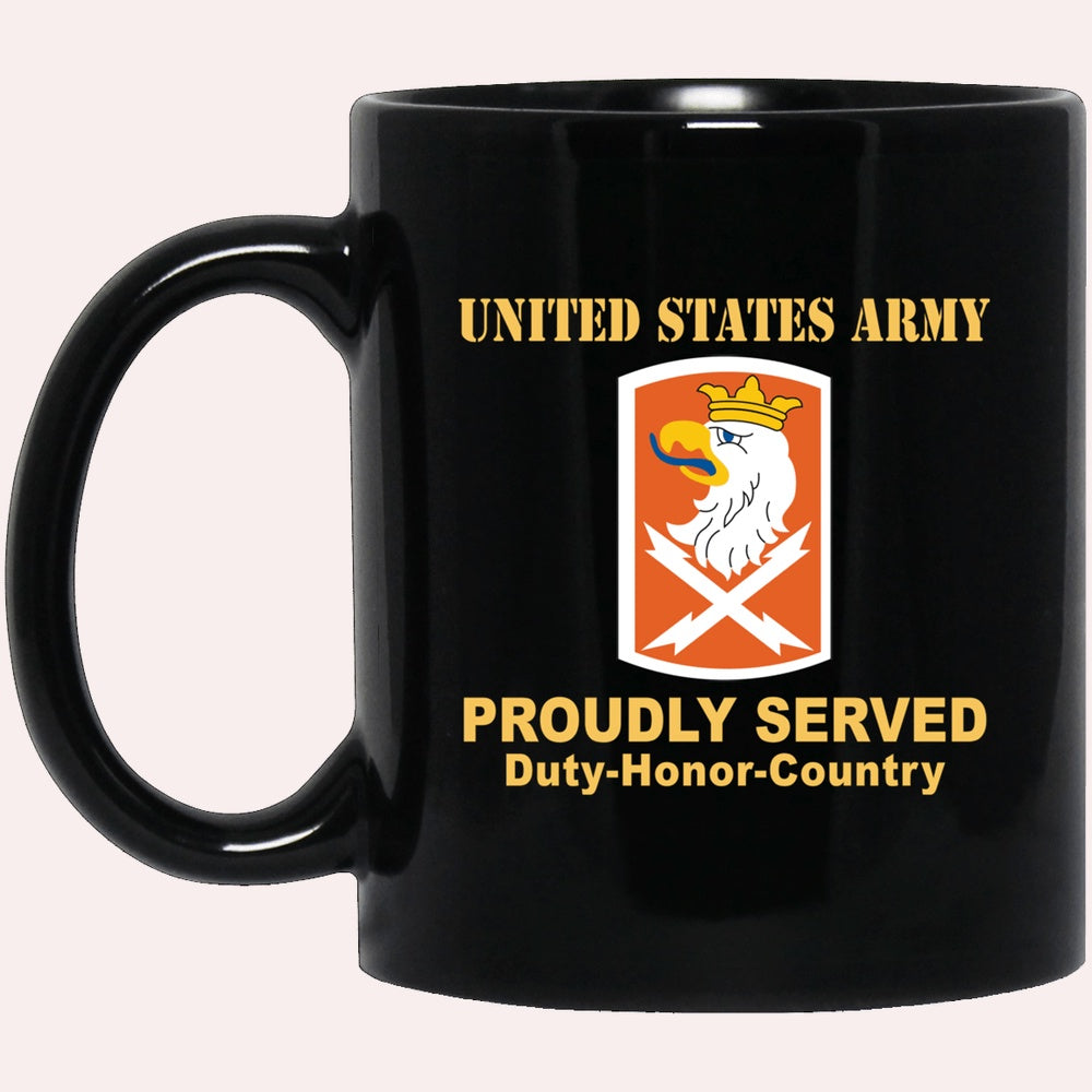 Us Army Mug, Veterans Mug, US Army 22ND SIGNAL BRIGADE Black Mug, Us Army Coffee Mug, Military Coffee Mugs