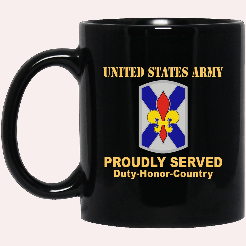 Us Army Mug, Veterans Mug, US Army 256TH INFANTRY BRIGADE COMBAT TEAM01 Black Mug, Us Army Coffee Mug, Military Coffee Mugs