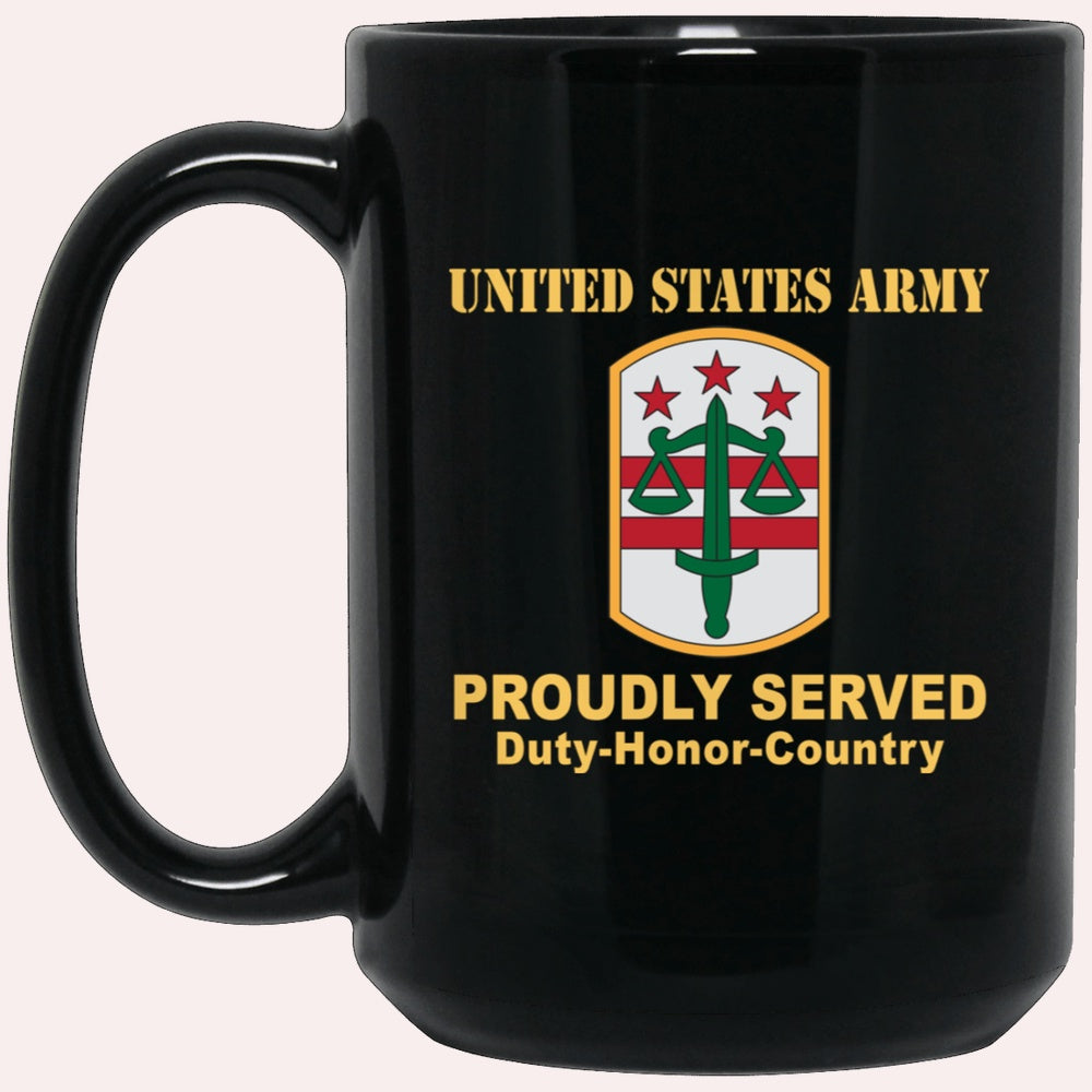 Us Army Mug, Veterans Mug, US Army 260TH MILITARY POLICE BRIGADE Black Mug, Us Army Coffee Mug, Military Coffee Mugs