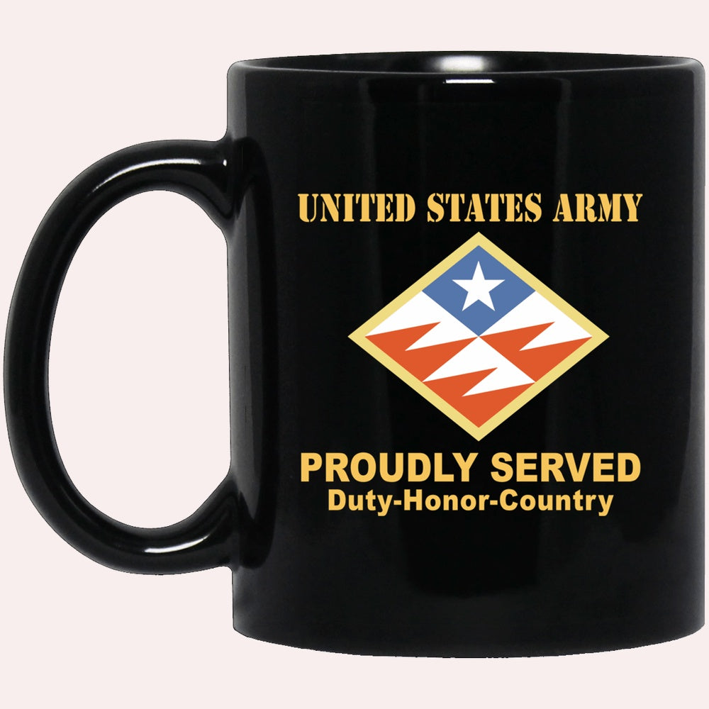 Us Army Mug, Veterans Mug, US Army 261 SIGNAL BRIGADE  Black Mug, Us Army Coffee Mug, Military Coffee Mugs