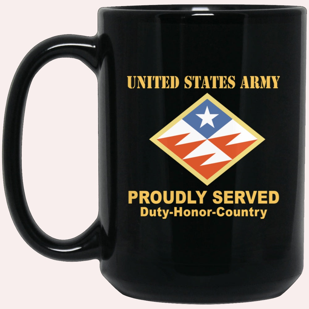 Us Army Mug, Veterans Mug, US Army 261 SIGNAL BRIGADE  Black Mug, Us Army Coffee Mug, Military Coffee Mugs
