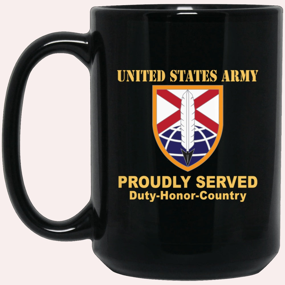 Us Army Mug, Veterans Mug, US Army 279TH ARMY FIELD SUPPORT BRIGADE Black Mug, Us Army Coffee Mug, Military Coffee Mugs