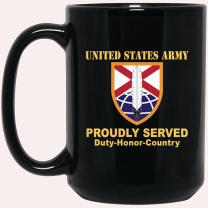 Us Army Mug, Veterans Mug, US Army 279TH ARMY FIELD SUPPORT BRIGADE Black Mug, Us Army Coffee Mug, Military Coffee Mugs