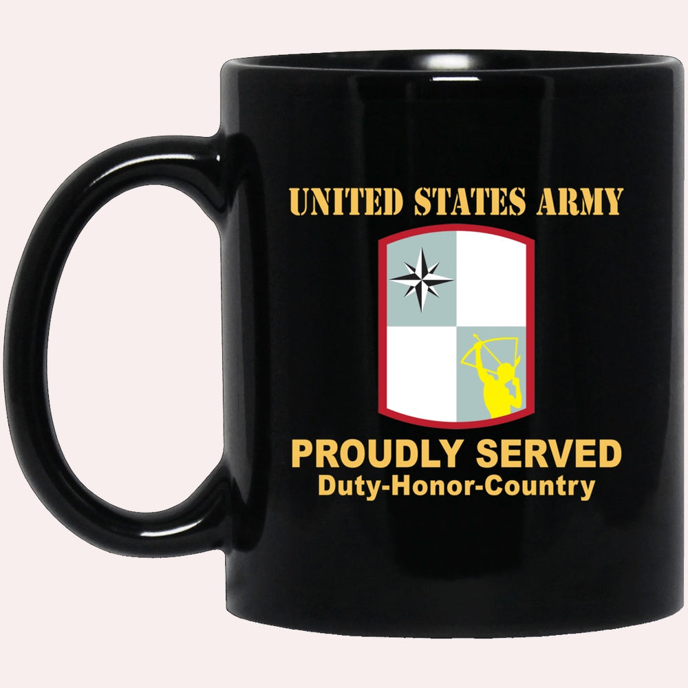 Us Army Mug, Veterans Mug, US Army 287 SUSTAINMENT BRIGADE Black Mug, Us Army Coffee Mug, Military Coffee Mugs