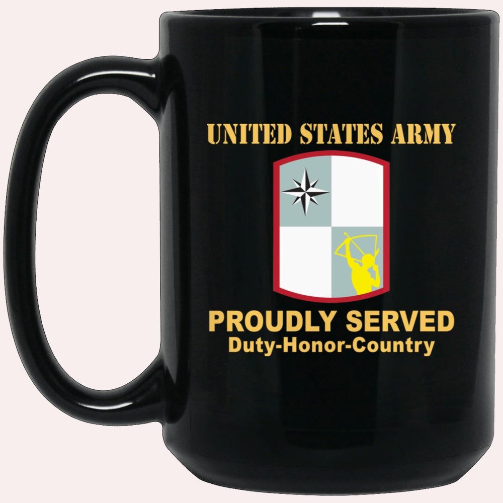 Us Army Mug, Veterans Mug, US Army 287 SUSTAINMENT BRIGADE Black Mug, Us Army Coffee Mug, Military Coffee Mugs