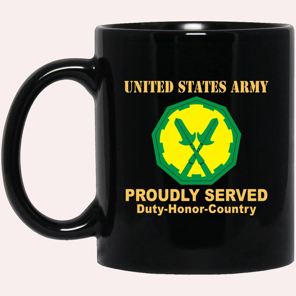 Us Army Mug, Veterans Mug, US Army 290TH MILITARY POLICE BRIGADE Black Mug, Us Army Coffee Mug, Military Coffee Mugs