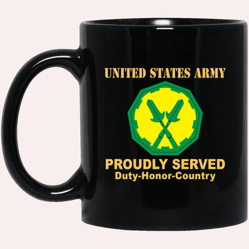 Us Army Mug, Veterans Mug, US Army 290TH MILITARY POLICE BRIGADE Black Mug, Us Army Coffee Mug, Military Coffee Mugs
