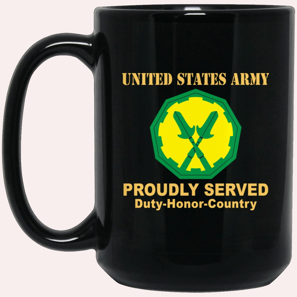 Us Army Mug, Veterans Mug, US Army 290TH MILITARY POLICE BRIGADE Black Mug, Us Army Coffee Mug, Military Coffee Mugs