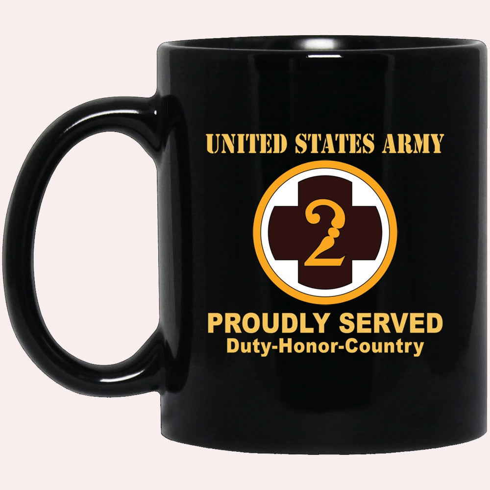Us Army Mug, Veterans Mug, US Army 2ND MEDICAL BRIGADE Black Mug, Us Army Coffee Mug, Military Coffee Mugs