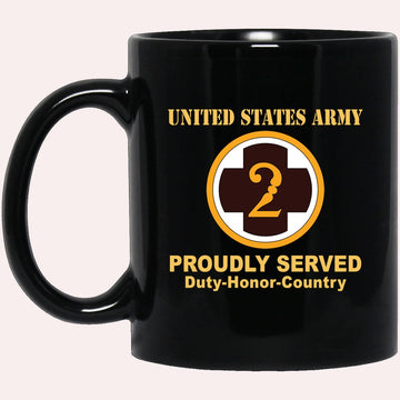 Us Army Mug, Veterans Mug, US Army 2ND MEDICAL BRIGADE Black Mug, Us Army Coffee Mug, Military Coffee Mugs