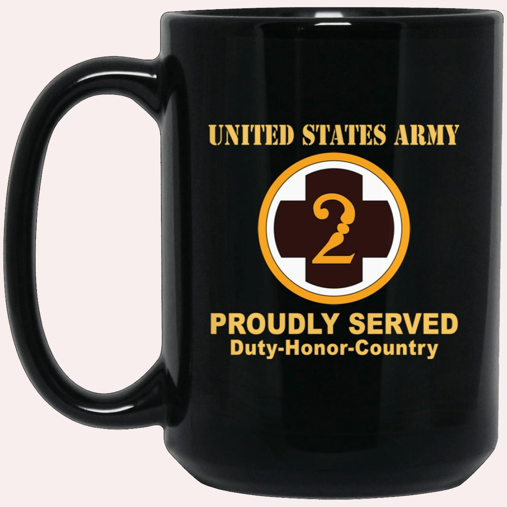 Us Army Mug, Veterans Mug, US Army 2ND MEDICAL BRIGADE Black Mug, Us Army Coffee Mug, Military Coffee Mugs