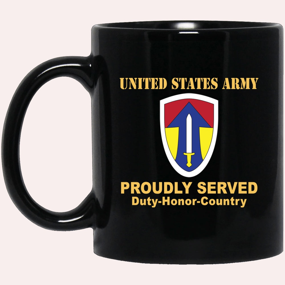Us Army Mug, Veterans Mug, US Army 2 FIELD FORCE, VIETNAM Black Mug, Us Army Coffee Mug, Military Coffee Mugs
