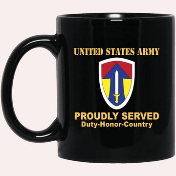 Us Army Mug, Veterans Mug, US Army 2 FIELD FORCE, VIETNAM Black Mug, Us Army Coffee Mug, Military Coffee Mugs