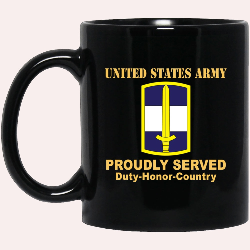 Us Army Mug, Veterans Mug, US Army 308 CIVIL AFFAIRS BRIGADE Black Mug, Us Army Coffee Mug, Military Coffee Mugs