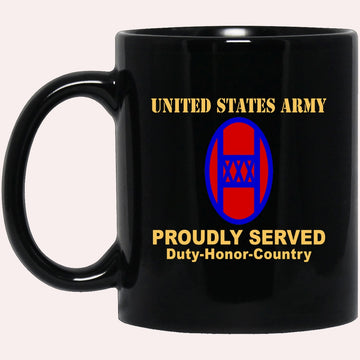 Us Army Mug, Veterans Mug, US Army 30TH ARMORED BRIGADE COMBAT TEAM  Black Mug, Us Army Coffee Mug, Military Coffee Mugs